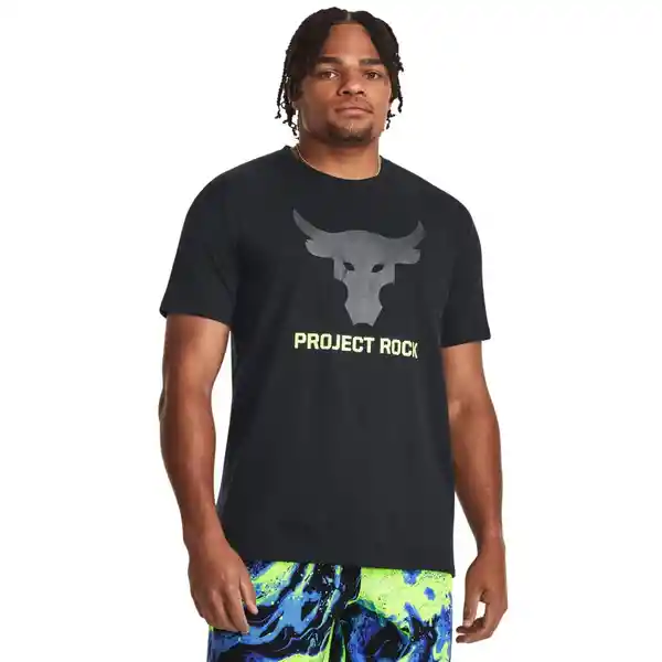 Under Armour Camiseta Ua Pjt Rock Brahma Bull Ss Negro Talla SM