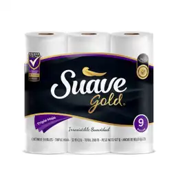 Suave Gold Papel Higiénico Rollo Triple Hoja Soft Care