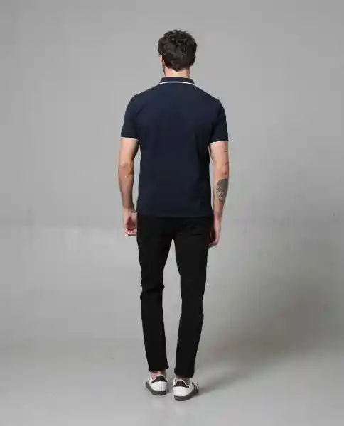 Camiseta Polo Hombre Azul M 190G101_AZU193923 Rifle