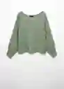 Jersey Vanesa Verde Talla M Mujer Mango