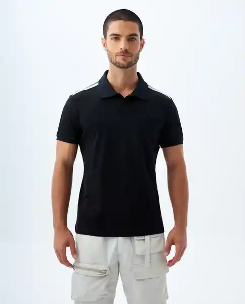 Camiseta Hombre Negro Talla XXL 809F011 Americanino