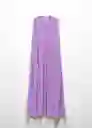 Vestido Filipa-A Lila Talla XL Mujer Mango