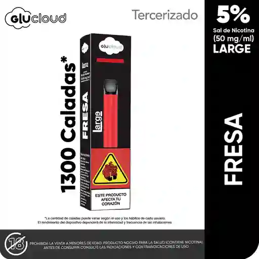 Glucloud Vapeador  Fresa Large