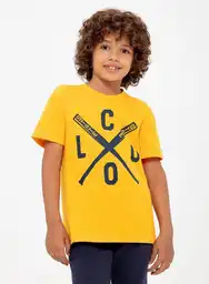 T-Shirt Manga Corta Inf 4 - Amarillo