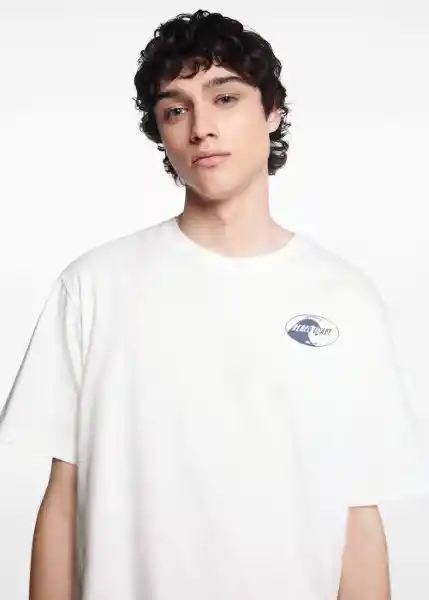 Camiseta Beach Off-White Talla 20 Niño Mango