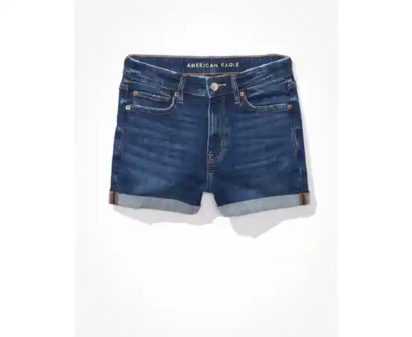 Short Para Mujer Azul Talla 6 American Eagle