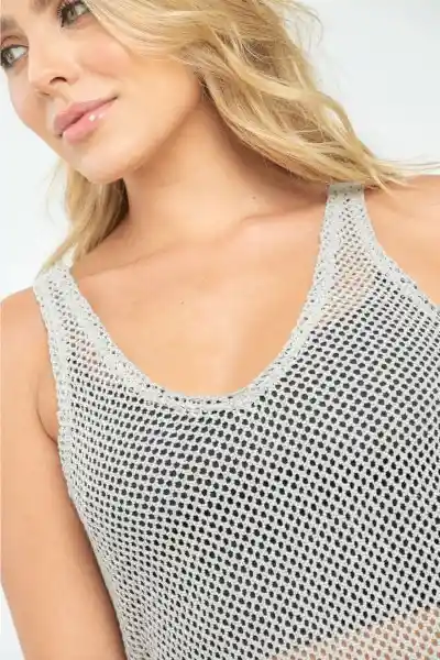 Blusa Tejida Color Verde Marino Talla XS Ragged