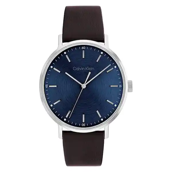 Reloj Modern Para Hombre Color Marrón 25200052 Calvin Klein