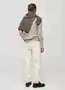 Buzo Jersey Koipe Gris Claro Vigoré Talla M Hombre Mango