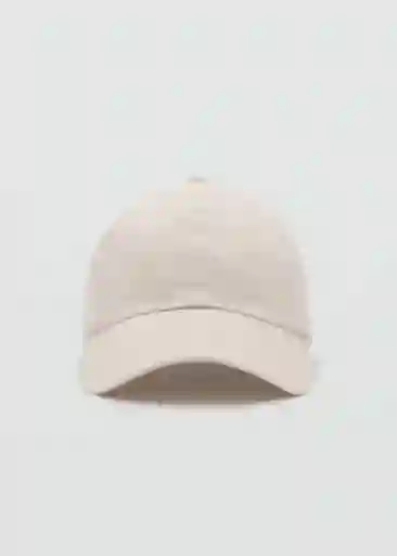 Gorra Minili Crudo Talla 99 Mujer Mango