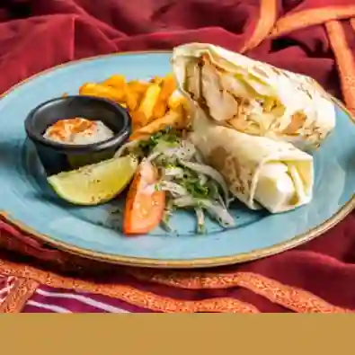 Sándwich de shish taouk