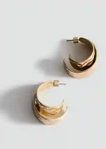 Pendientes Candela Oro Talla 99 Mujer Mango