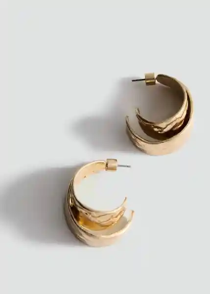Pendientes Candela Oro Talla 99 Mujer Mango