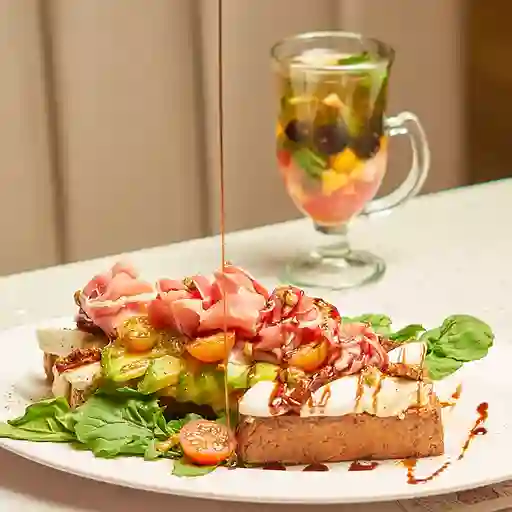 Tostada de proscuitto