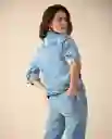 Chaqueta Azul Rivera Medio Talla L 621G000 Esprit