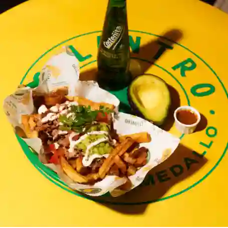 Papas de cerdo al pastor.