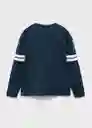 Camiseta Varsi Navy Talla 14 Niños Mango