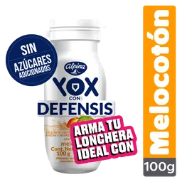 Yox sin Azúcar Melocotón 100g