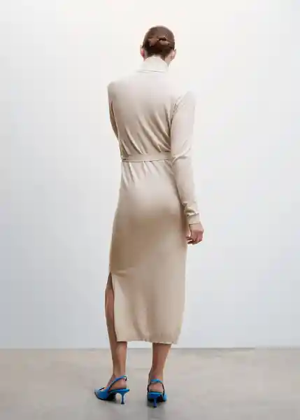 Vestido Vieira Perla Talla L Mujer Mango