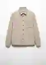 Camisa Treves Beige Talla XL Hombre Mango