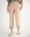 Pantalon Beige Incienso Medio Talla 12 639F005 Esprit