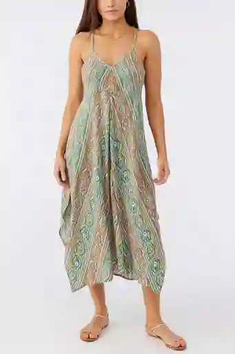 Vestido Midi Cover Up Aries Mujer Talla L Oneill