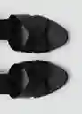 Zapatos Pati Negro Talla 37 Mujer Mango