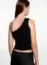 Top Flash Negro Talla 21 Teen Niñas Mango