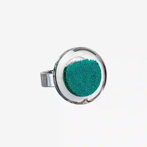 Inkanta Anillo Mini Cachou Perlas Turquesa