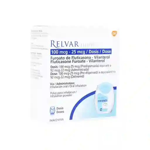 Relvare Ellipta (100 mcg/25 mcg)