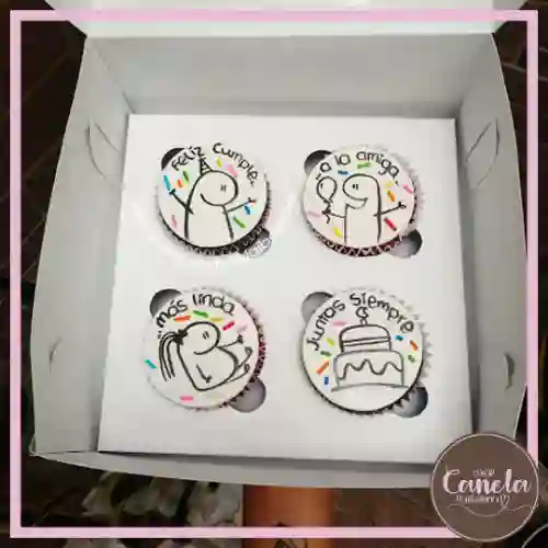 Cupcakes Cumple a la Amiga más Linda