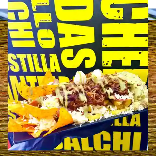 Salchi(doritos o nachos)