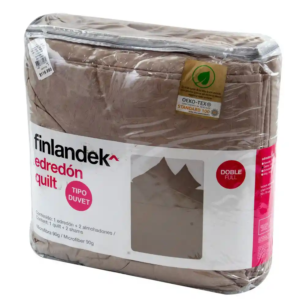 Finlandek Edredón Tipo Duvet 100% Poliéster Único 31403