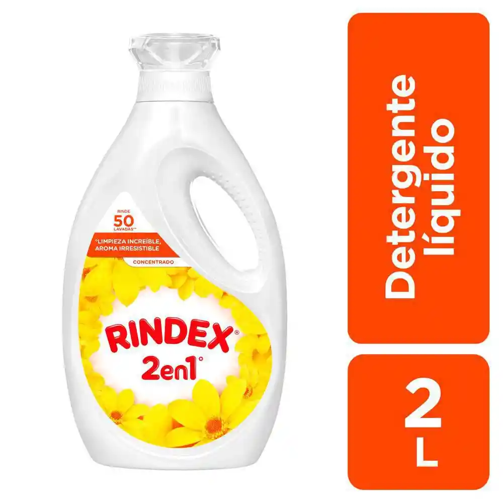 Rindex Detergente Líquido 2 en 1