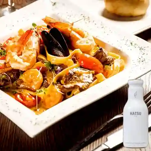 Combo Pastas Mar y Tierra + Te Hatsu Blanco 400 ml