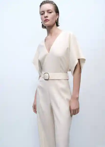 Enterizo Mono Junny Crudo Talla S Mujer Mango