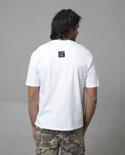 Camiseta Hombre Blanco Talla L 109G017_BLA110601 Rifle