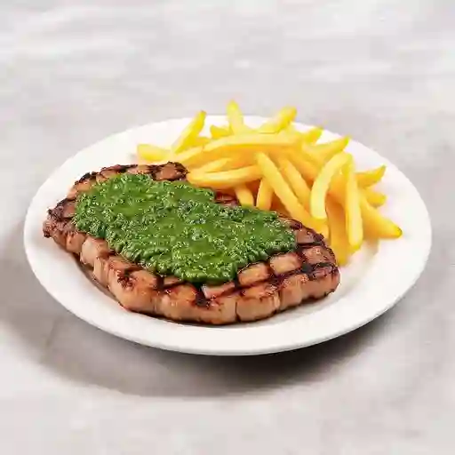 Punta gorda en chimichurri