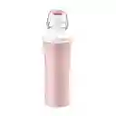 Koziol Botella de Plástico Organic Rosa