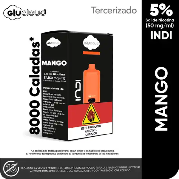 Vapeador Glucloud Mango Indi