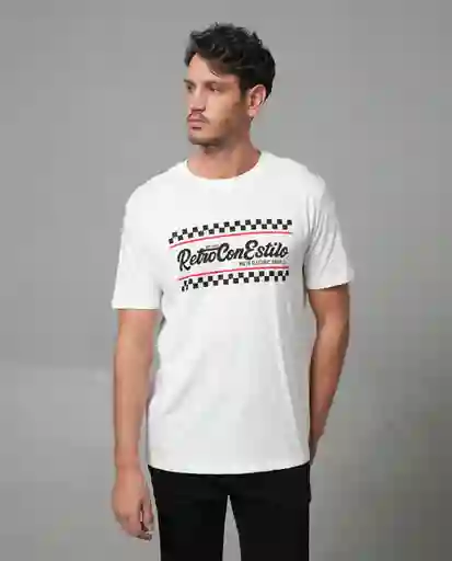 Camiseta Hombre Blanco Talla XXL 103G108_BLA110601 Rifle