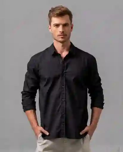 Camisa Hombre Negro Talla XXL 194007I Rifle