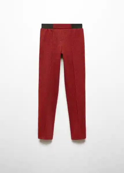 Leggings Grunge Rojo Talla 12 Niña Mango