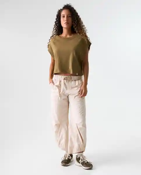 Camiseta Mujer Café Talla M 602G007_CAF180830 Americanino