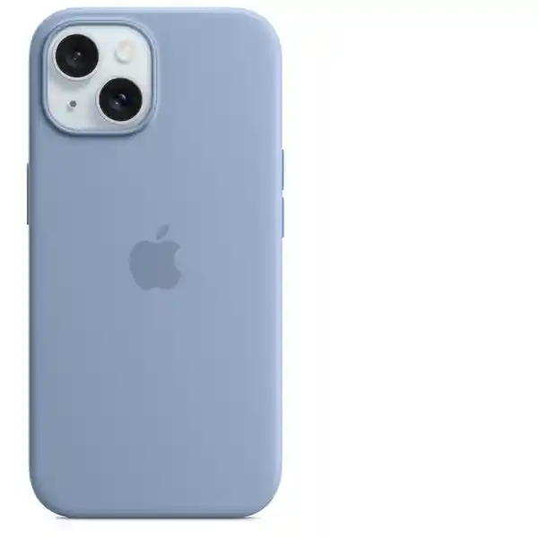 Apple Funda de Silicona Con Magsafe Para iPhone 15 Azul Invierno