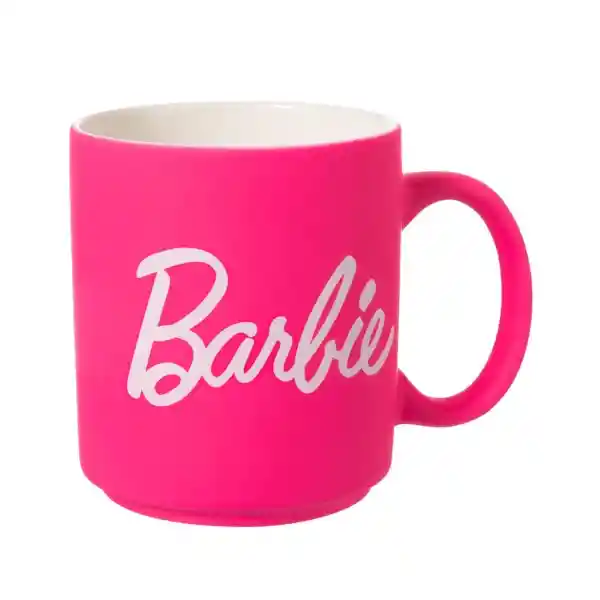 Taza de Cerámica de la Colección Barbie Rosa Miniso