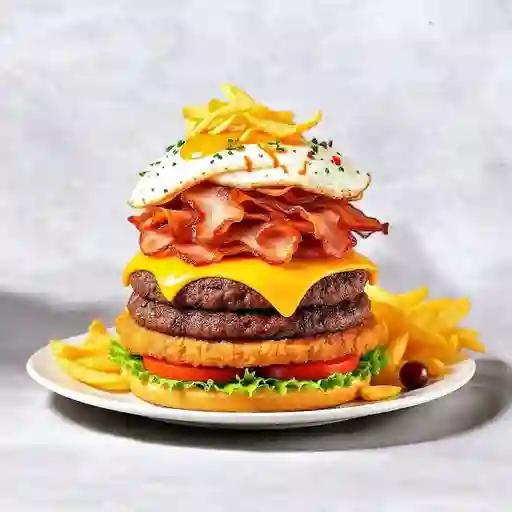 CARNE Y POLLO CON CHORIZO