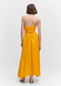 Vestido Rita Naranja Talla XL Mujer Mango