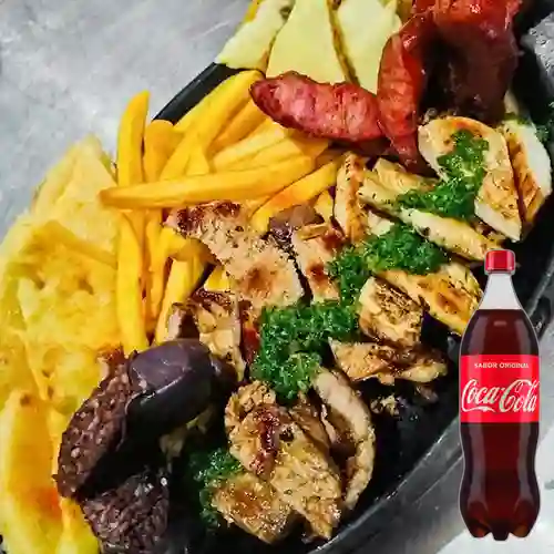 Combo Parrillada Maderos +Cocacola Orig 1 l