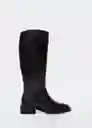 Bota Rider Negro Talla 40 Mujer Mango